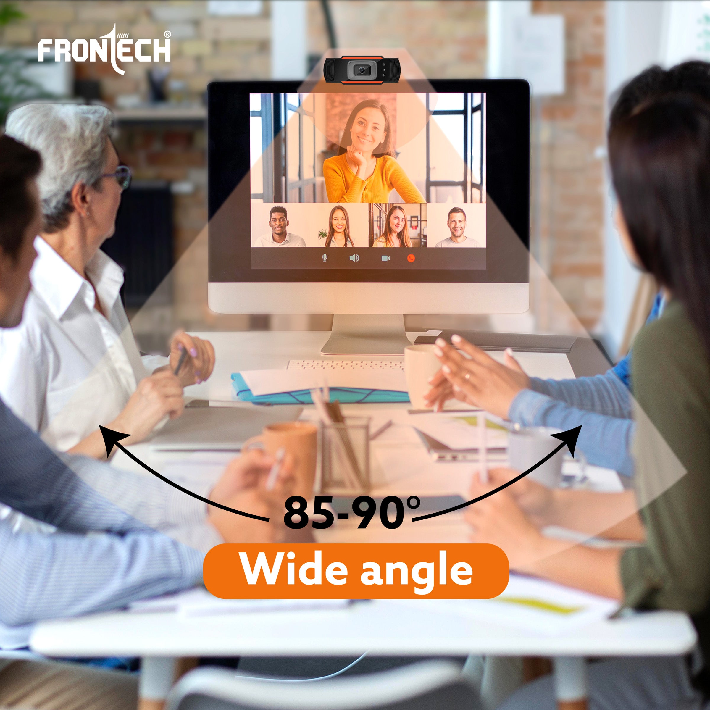 Frontech HD 720p, Driverless DSP Chip, 4X Digital Zoom - Crystal Clear Video Calls CMOS Sensor (2255) Frontech HD 720p, Driverless DSP Chip, 4X Digital Zoom - Crystal Clear Video Calls CMOS Sensor (2255)